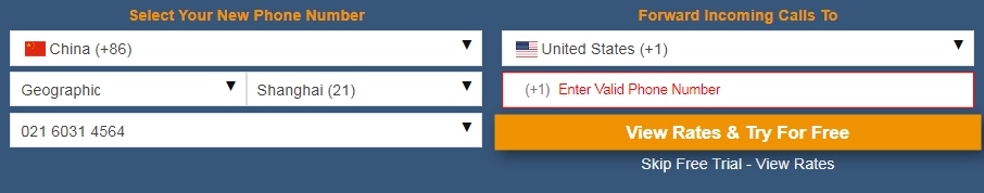 International Virtual Number Database