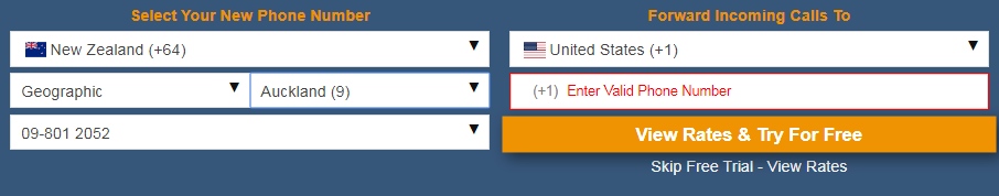 New Zealand Virtual Number International Call Forwarding