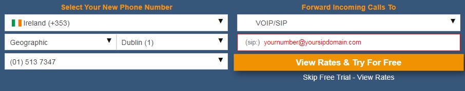 PBX Call Forwarding VoIP Database