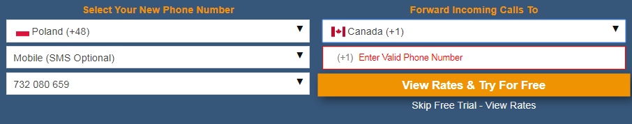 Poland Phone Number Global Call Forwarding