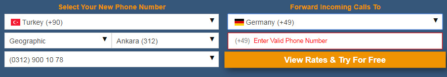 Turkey Virtual Number Database